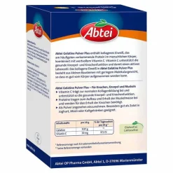 Abtei Gelatine Plus Vitamin C Pulver, 400 g