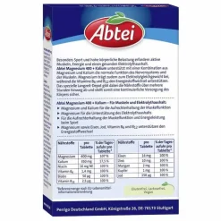 Abtei Magnesium 400 + Kalium Tabletten, 30 St