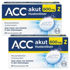 ACC akut 600 mg Z Hustenlöser, Brausetabletten, 2x20 St