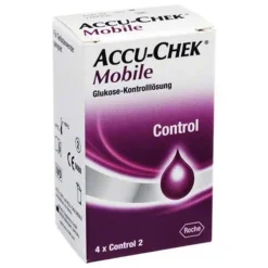 Accu Chek Mobile Kontroll Lösung 4 Einmalapplikat., 1X4 St