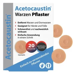 Acetocaustin Warzenpflaster, 20 St