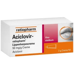 Aciclovir ratiopharm Lippenherpes, 2 g