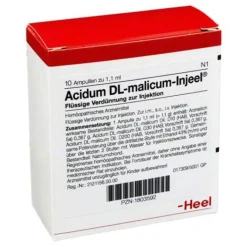 Acidum DL-malicum Injeel Ampullen, 10 St