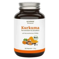 Acurmin Ferment Kurkuma Pfeffer Kapseln, 60 St