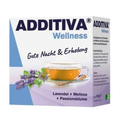 Additiva Wellness Gute Nacht & Erholung Pulver, 10X10 g