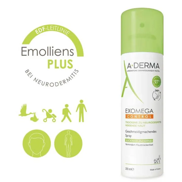 A-Derma Exomega Control Spray, 200 ml