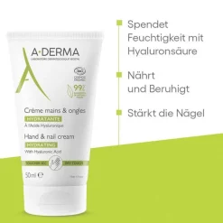 A-Derma Hand- und Nagelcreme, 50 ml