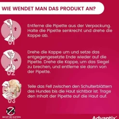 Advantix Spot-on Hund 4 - 10 kg Lösung, 4 St