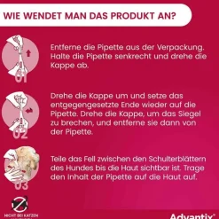 Advantix Spot-on Lösung z.Auftr.a.d.H.für Hund 40 - 60 kg, 4X6.0 ml
