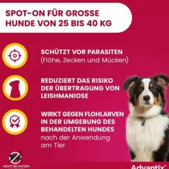 Advantix Spot-on Lösung z.Auftr.a.d.H.für Hund 25 - 40 kg, 4X4.0 ml