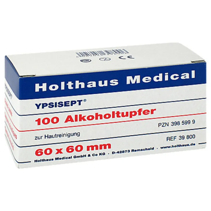 Alkoholtupfer Ypsisept 65x25, 100 St