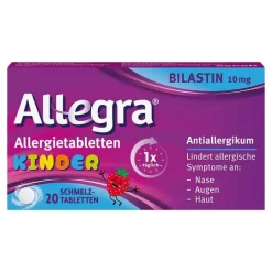 Allegra Allergietabletten Kinder 10 mg Schmelztabletten, 20 St