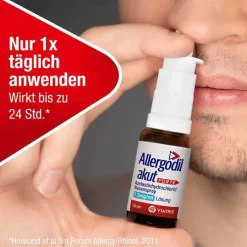 Allergodil akut FORTE Nasenspray mit Azelastin, 10 ml