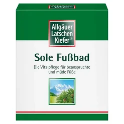 Allgäuer Latschenkiefer Sole Fußbad, 10X10 g