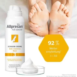 Allpresan Fuß spezial original Schaum-Creme sehr trockene Haut Nr.3, 125 ml