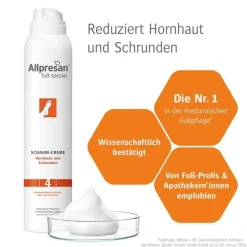 Allpresan Fuß spezial Original Schaum-Creme Hornhaut und Schrunden Nr.4, 200 ml