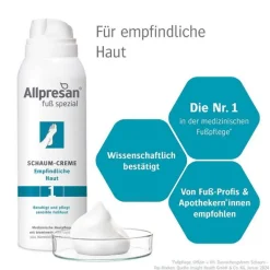 Allpresan Fuß spezial Original Schaum-Creme empfindliche Haut Nr.1, 125 ml