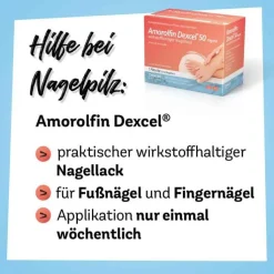 Amorolfin Dexcel® 50 mg/ml wirkstoffhaltiger Nagellack, 5 ml