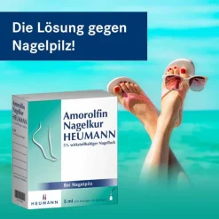 Amorolfin Nagelkur HEUMANN 5 % wirkstoffhaltiger Nagellack, 3 ml
