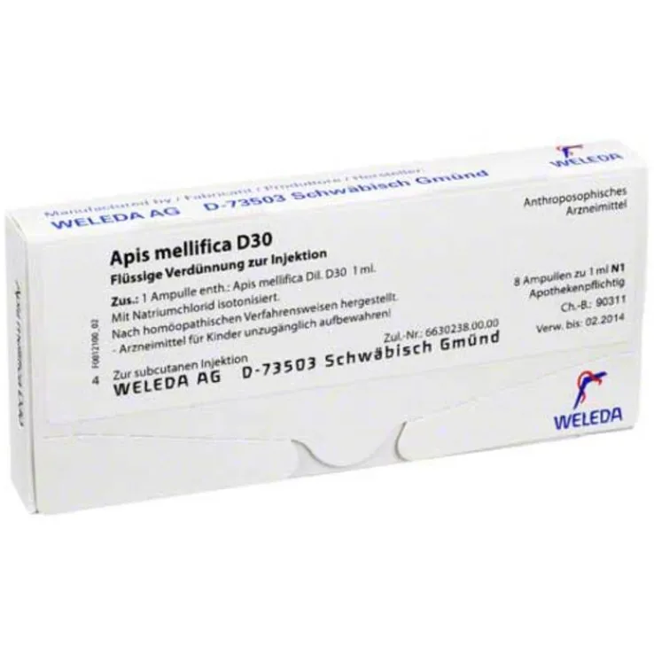 Apis mellifica D 30 Ampullen, 8 St