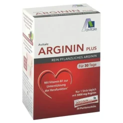 Arginin Plus Vitamin B1 + B6 + B12 + Folsäure Sticks, 30X5.9 g
