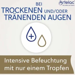 Artelac Complete EDO Augentropfen bei trockenen Augen, 60X0.5 ml