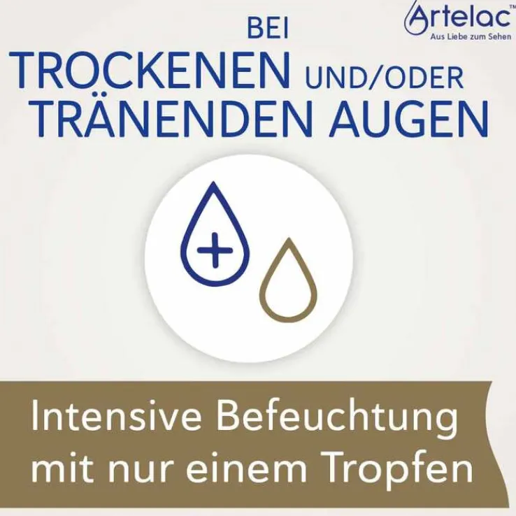 Artelac Complete EDO Augentropfen bei trockenen Augen, 60X0.5 ml