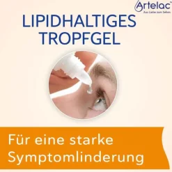 Artelac® Lipids Augengeltropfen für stark tränende Augen, 3X10 g