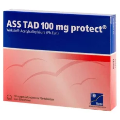 ASS TAD 100 mg protect magensaftresistent Filmtabletten, 50 St