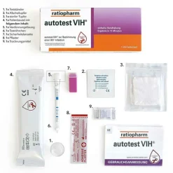 Autotest VIH HIV-Selbsttest ratiopharm, 1 St