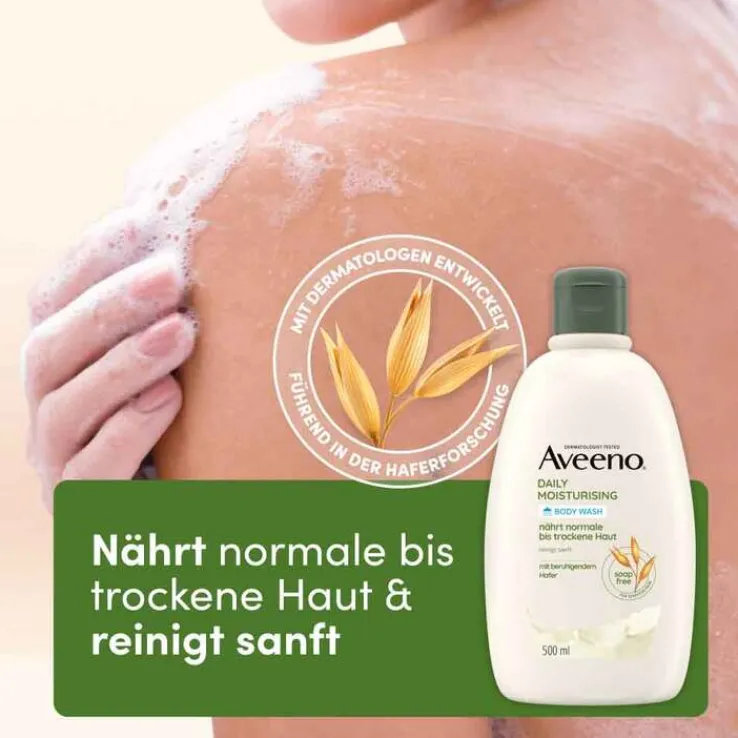Aveeno Daily Moisturising seifenfreies Duschgel, 500 ml