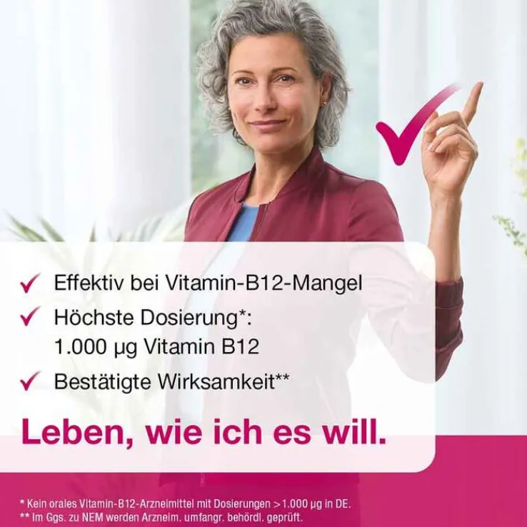 B12 Ankermann® 1000 µg Vitamin B12 Tabletten hochdosiert, 50 St
