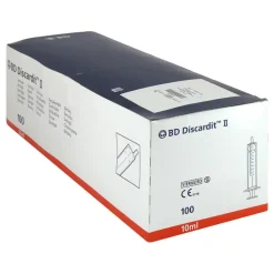 BD Discardit II Spritze, 100X10 ml