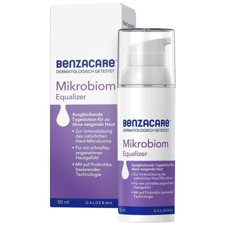 Benzacare Mikrobiom Equalizer Lotion für zu Akne neigende Haut, 50 ml
