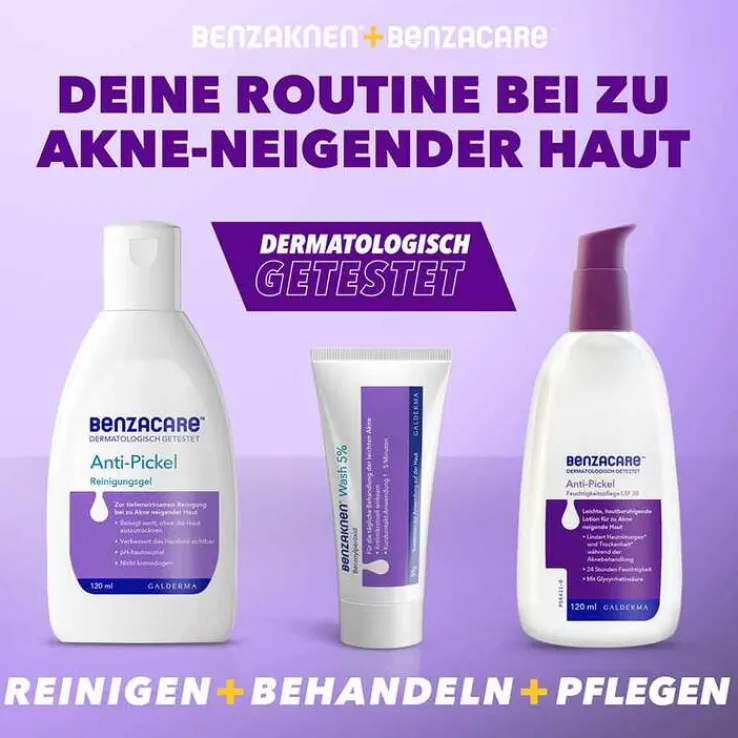 Benzacare Mikrobiom Equalizer Lotion für zu Akne neigende Haut, 50 ml