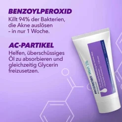 Benzaknen® Wash 5% Suspension bei unreiner Haut und leichter Akne, 100 g