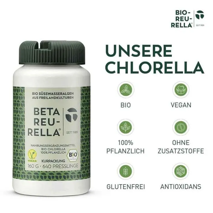 Beta Reu Rella Bio Süßwasseralgen Tabletten, 640 St