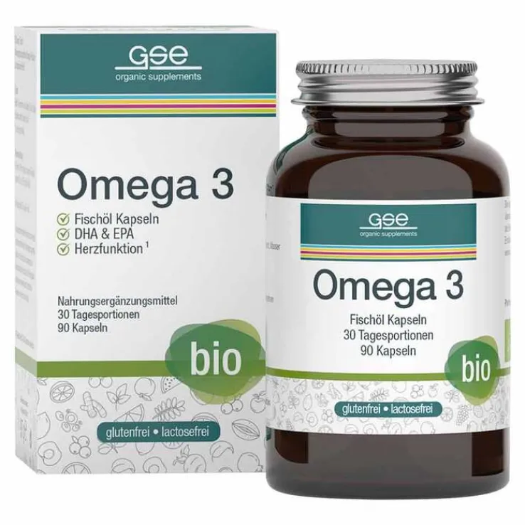 Bio Omega 3 Fischöl Kapseln, 90 St