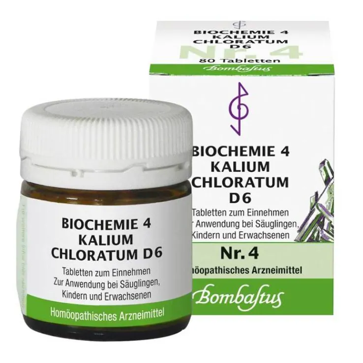 Biochemie 4 Kalium chloratum D 6 Tabletten, 80 St