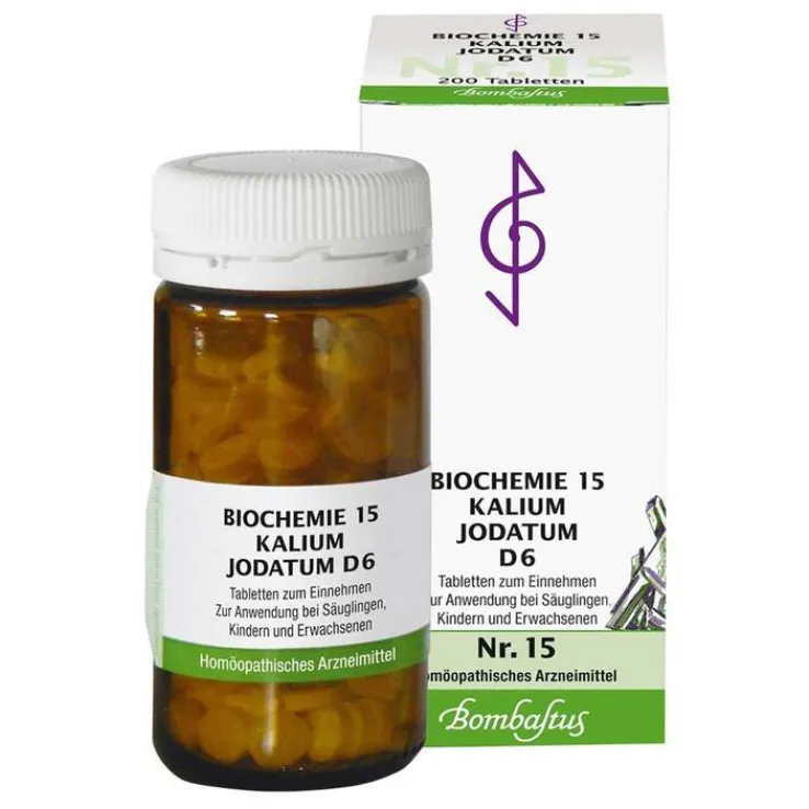 Biochemie 15 Kalium jodatum D 6 Tabletten, 200 St