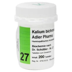 Biochemie Adler 27 Kalium bichr.D12 Ad.P. Tabletten, 200 St