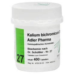 Biochemie Adler 27 Kalium bichr.D12 Ad.P. Tabletten, 400 St