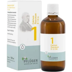 Biochemie Pflüger 1 Calcium fluoratum D 12 Tropfen, 100 ml