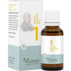 Biochemie Pflüger 1 Calcium fluoratum D 12 Globuli, 15 g