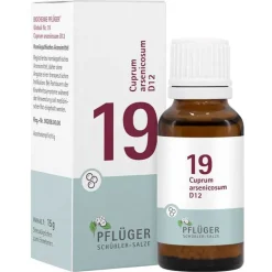 Biochemie Pflüger 19 Cuprum arsenicosum D 12 Globuli , 15 g