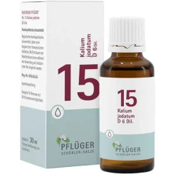 Biochemie Pflüger 15 Kalium jodatum D 6 Tropfen, 30 ml