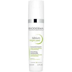 Bioderma Sebium Night peel Creme für unreine, ölige, zu Akne neigende Haut, 40 ml