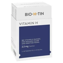 BIO-H-TIN® Vitamin H 2,5 mg Tabletten, 2X84 St