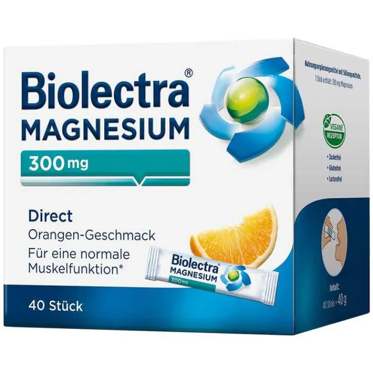 Biolectra Magnesium Direct Orange Pellets, 40 St