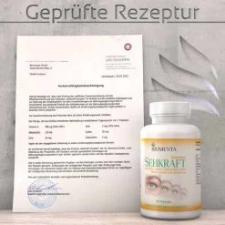 Biomenta Sehkraft Kompl.DHA Lutein Zeaxanthin Kapseln , 90 St